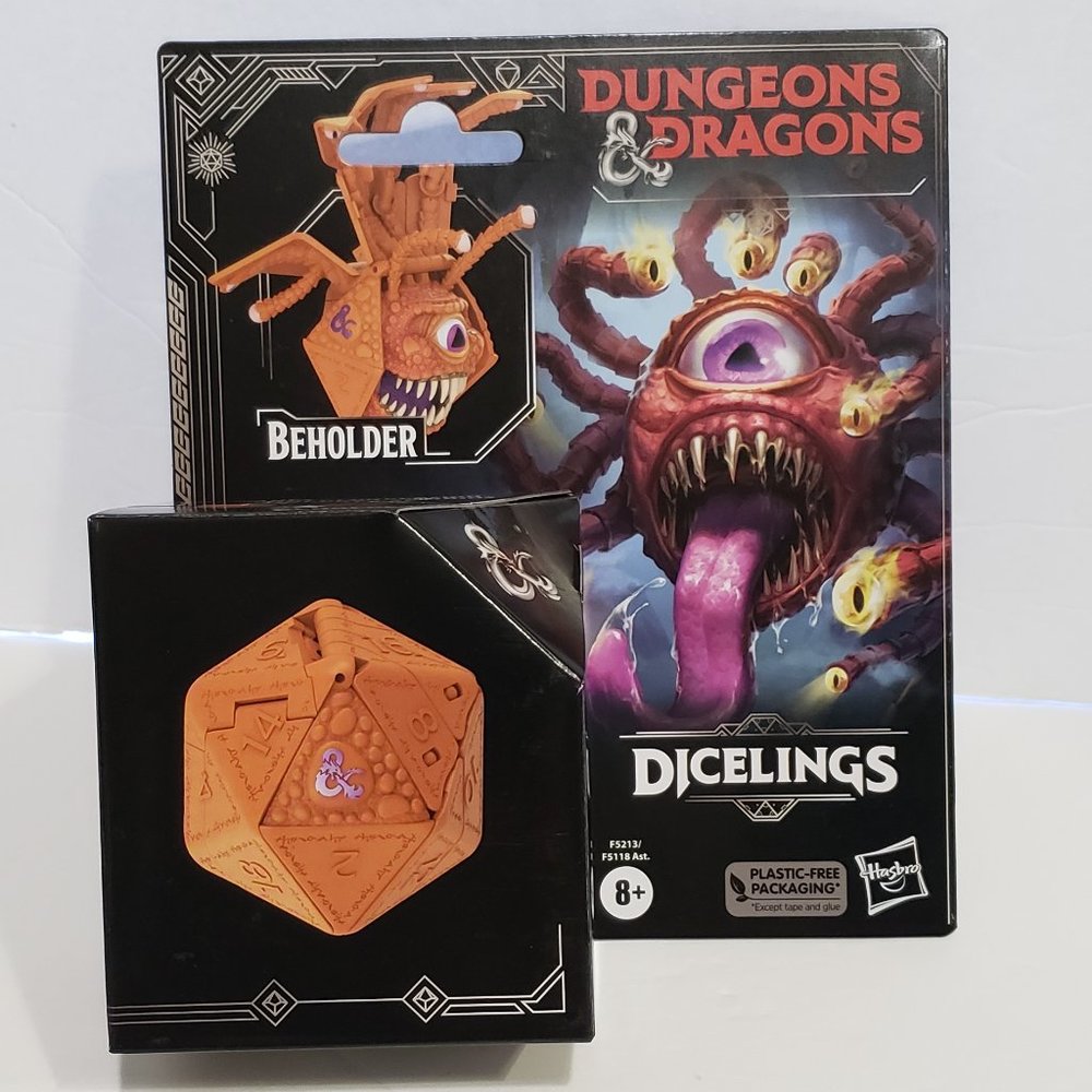Dungeons & Dragons D&D Dicelings Beholder Figures Orange
